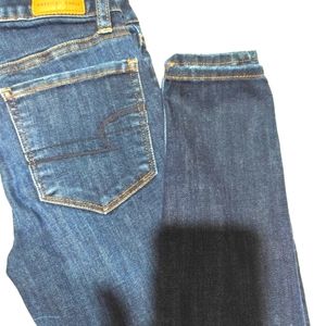 American Eagle jeans.  Size 00.